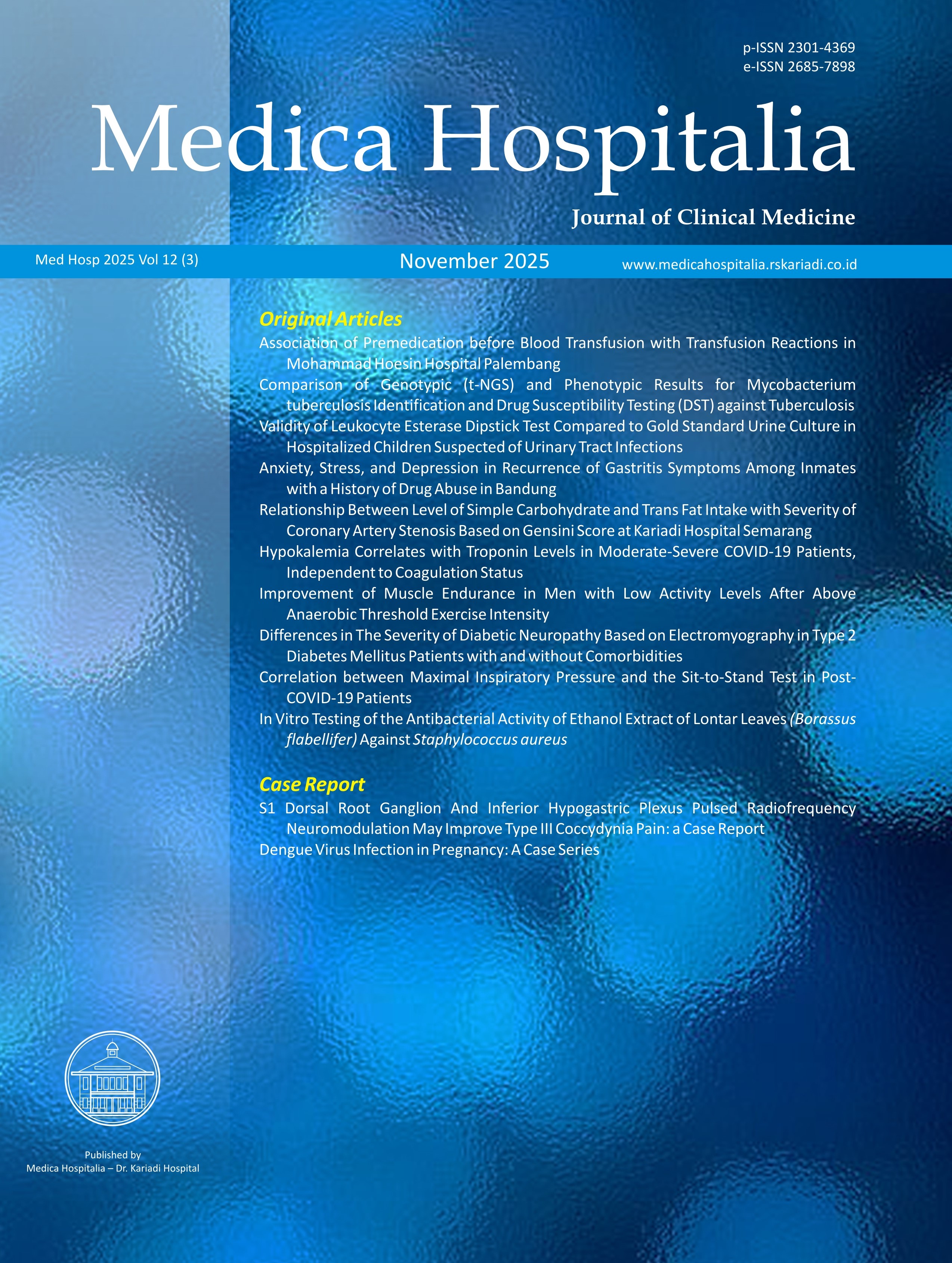 					View Vol. 12 No. 3 (2025): Med Hosp; Nov 2025
				